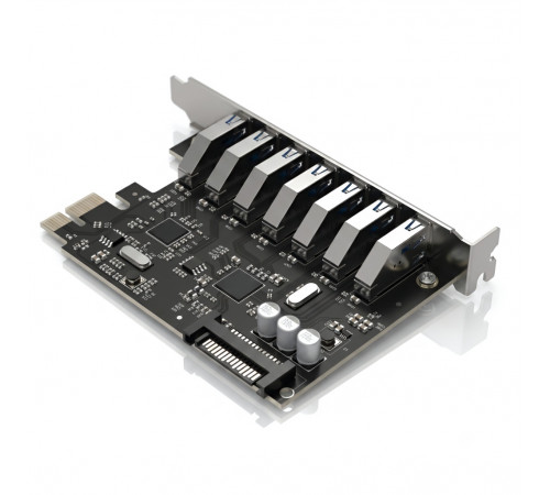 Плата расширения PCIe | 7×USB 3.0 | ORICO PVU3-7U-V1